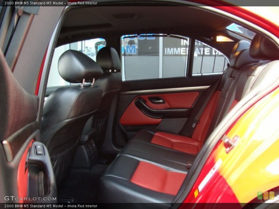 Imola Red Interior Photo for the 2000 BMW M5  #51070196