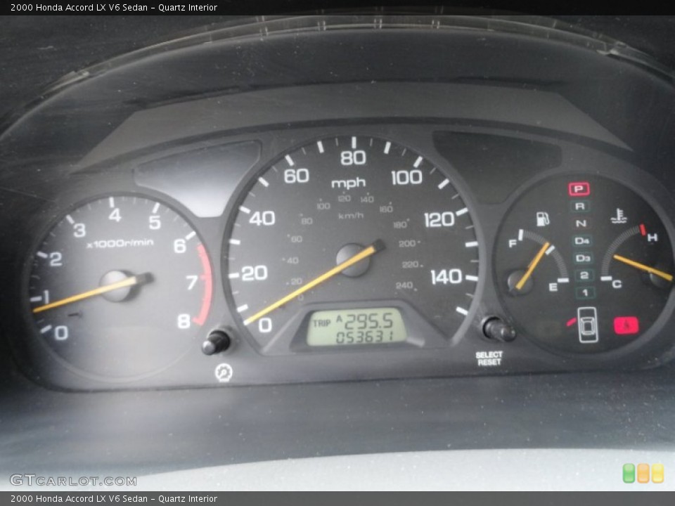 Quartz Interior Gauges for the 2000 Honda Accord LX V6 Sedan #51071174