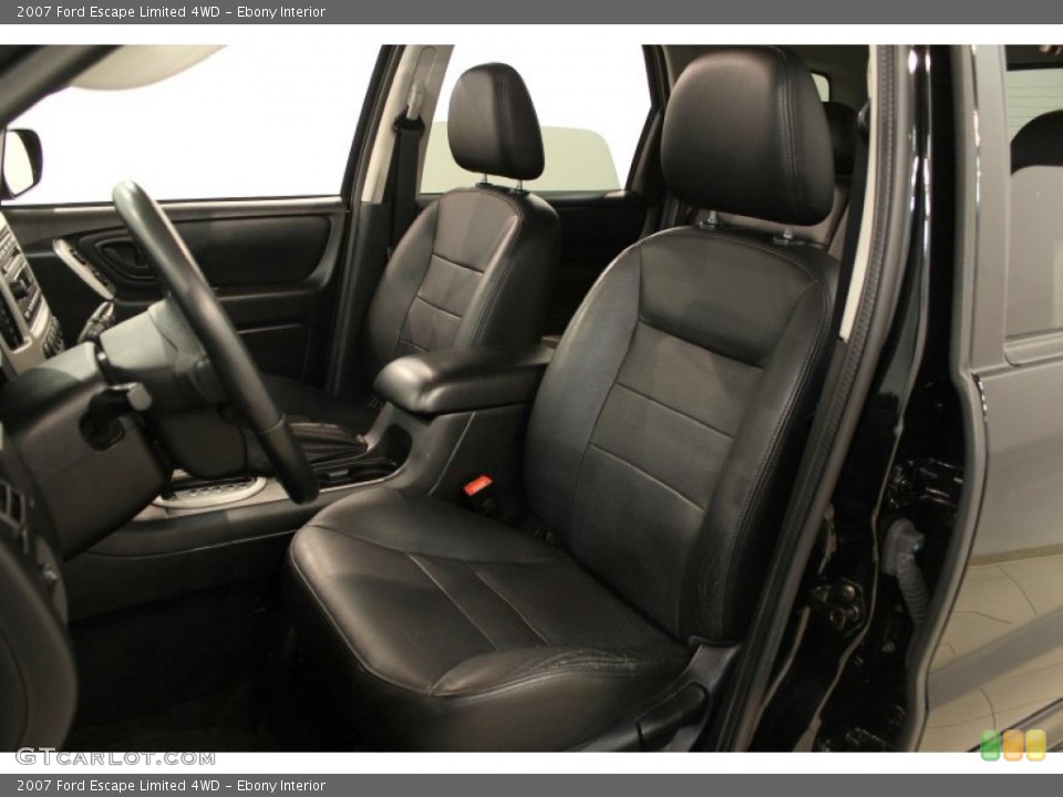 Ebony Interior Photo for the 2007 Ford Escape Limited 4WD #51072077