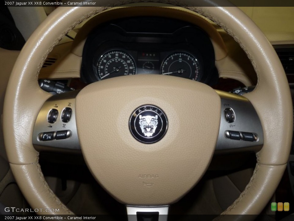 Caramel Interior Steering Wheel for the 2007 Jaguar XK XK8 Convertible #51072170