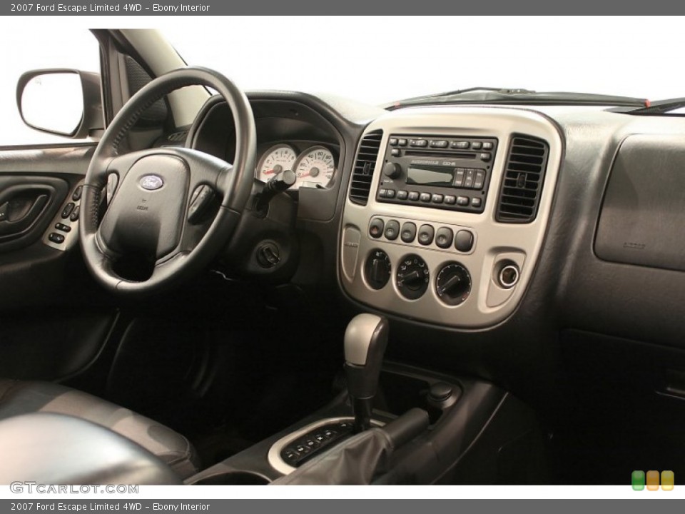 Ebony Interior Dashboard for the 2007 Ford Escape Limited 4WD #51072188
