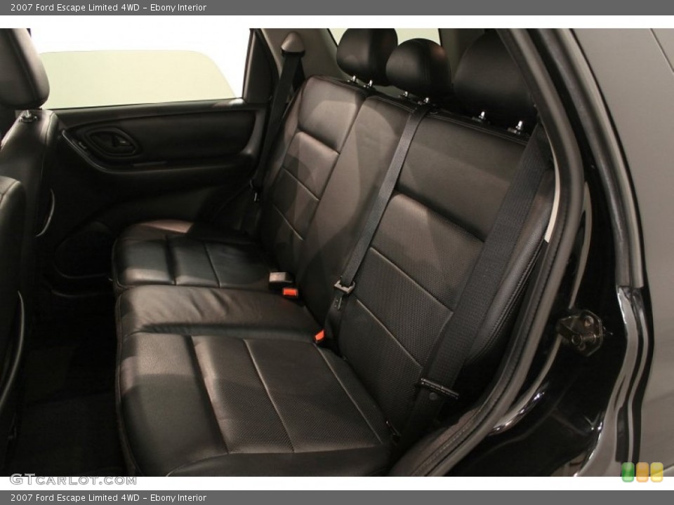 Ebony Interior Photo for the 2007 Ford Escape Limited 4WD #51072203