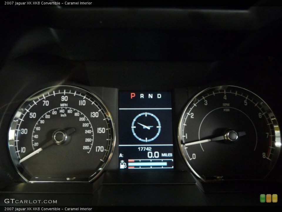 Caramel Interior Gauges for the 2007 Jaguar XK XK8 Convertible #51072215