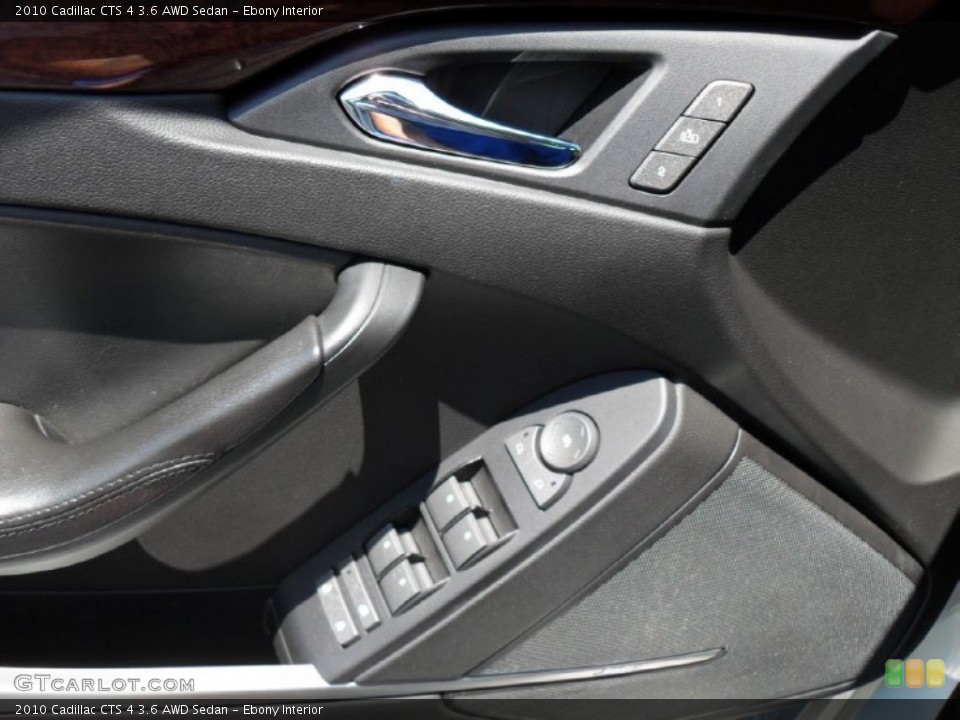 Ebony Interior Controls for the 2010 Cadillac CTS 4 3.6 AWD Sedan #51074003