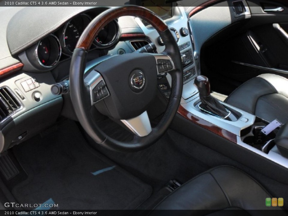 Ebony Interior Prime Interior for the 2010 Cadillac CTS 4 3.6 AWD Sedan #51074090