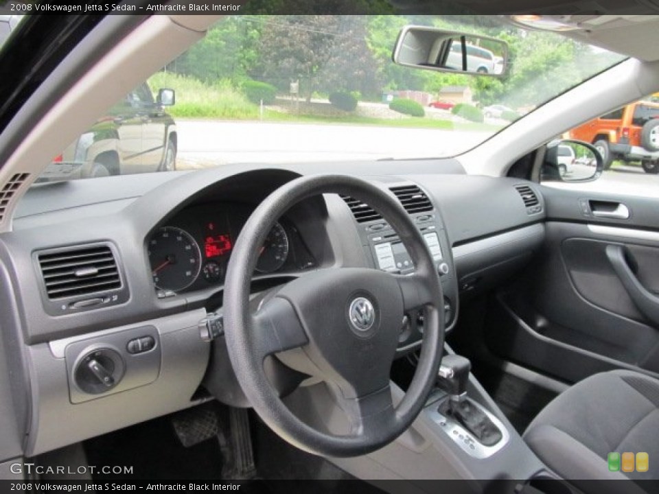 Anthracite Black Interior Photo for the 2008 Volkswagen Jetta S Sedan #51074540