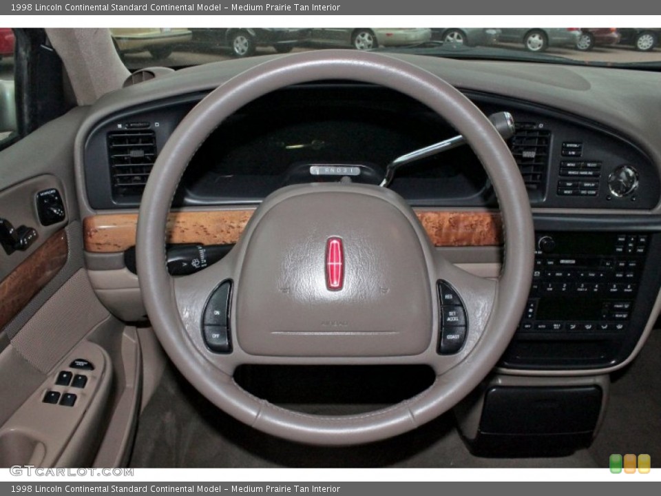 Medium Prairie Tan Interior Steering Wheel for the 1998 Lincoln Continental  #51074858