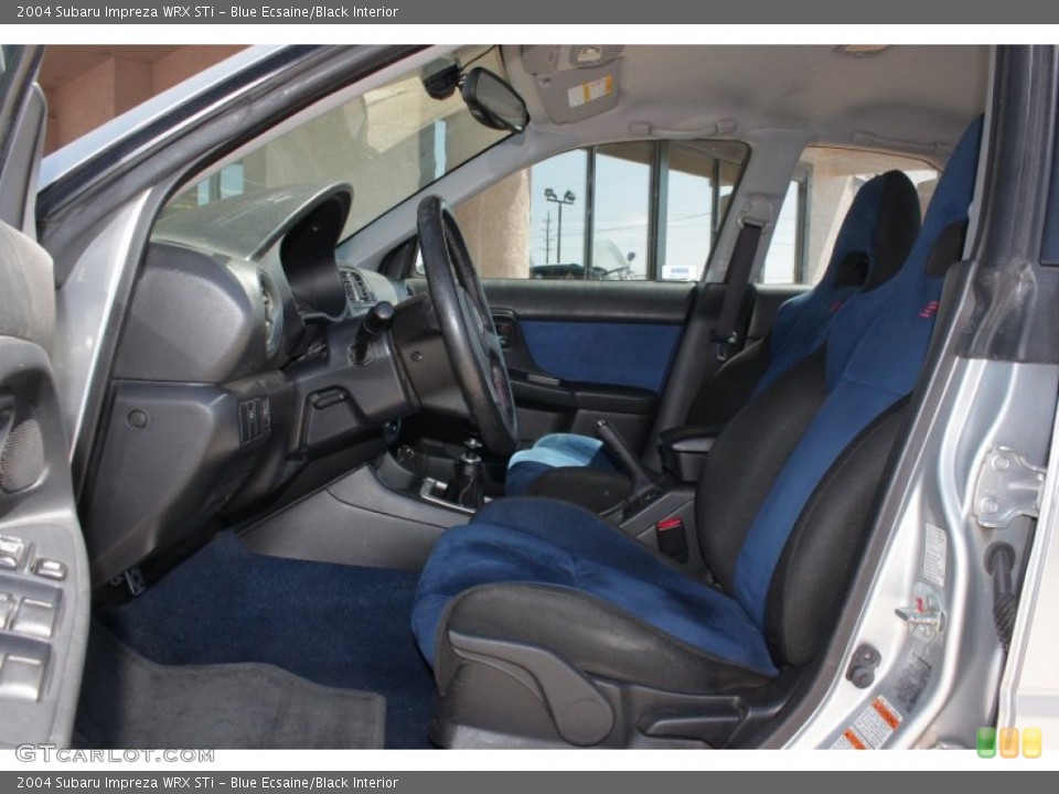 Blue Ecsaine/Black Interior Photo for the 2004 Subaru Impreza WRX STi #51075239