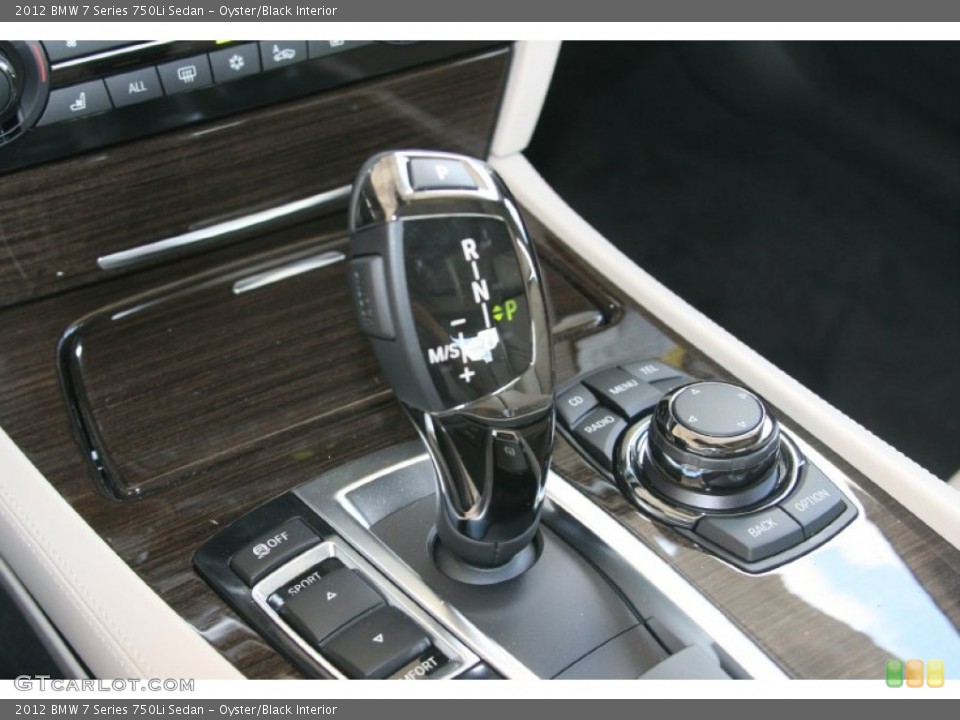Oyster/Black Interior Transmission for the 2012 BMW 7 Series 750Li Sedan #51078032