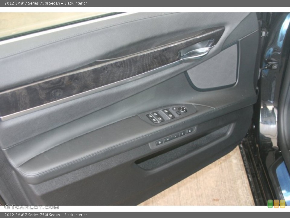 Black Interior Door Panel for the 2012 BMW 7 Series 750i Sedan #51078152