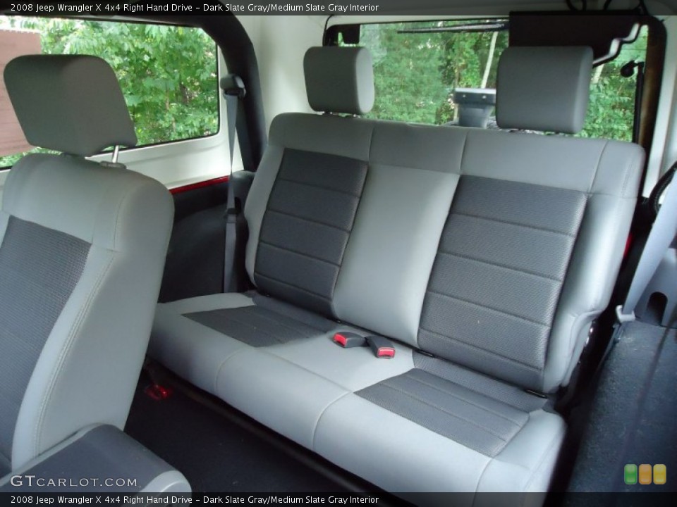 Dark Slate Gray/Medium Slate Gray Interior Photo for the 2008 Jeep Wrangler X 4x4 Right Hand Drive #51078221