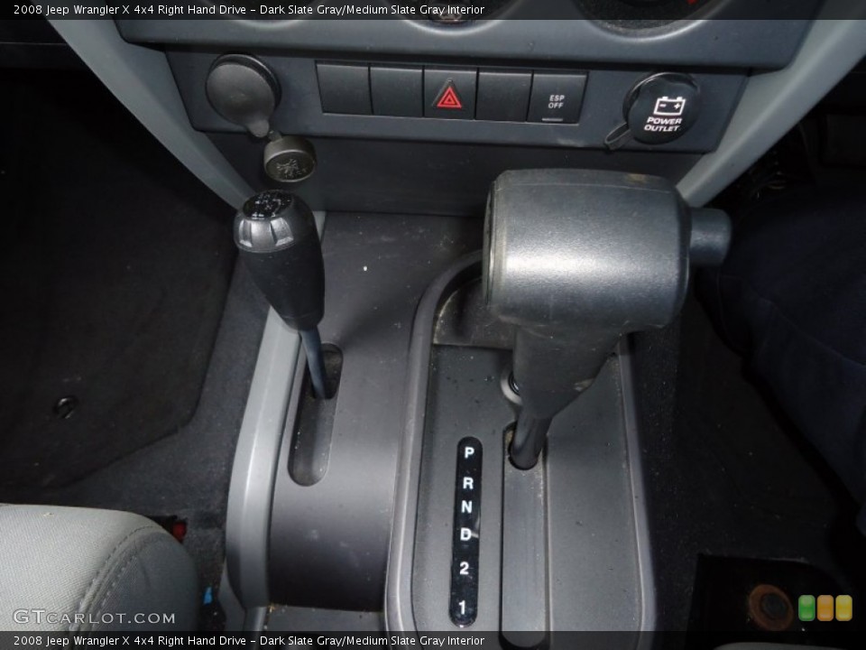 Dark Slate Gray/Medium Slate Gray Interior Transmission for the 2008 Jeep Wrangler X 4x4 Right Hand Drive #51078275