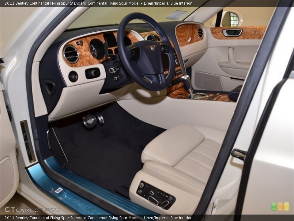Linen/Imperial Blue Interior Photo for the 2011 Bentley Continental Flying Spur  #51080369