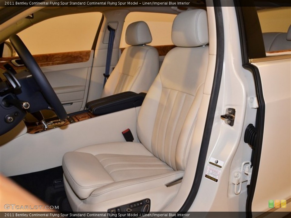 Linen/Imperial Blue Interior Photo for the 2011 Bentley Continental Flying Spur  #51080420