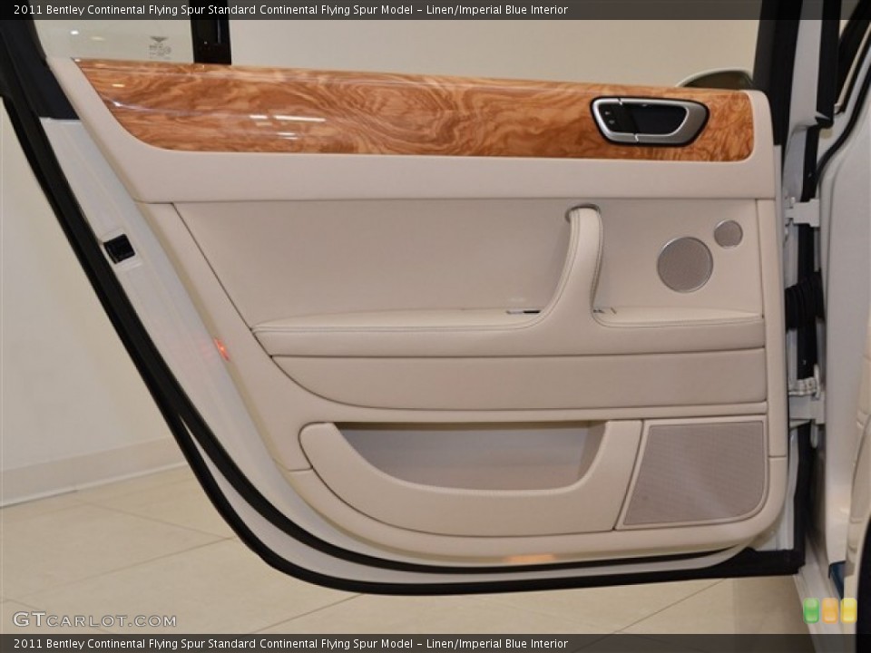 Linen/Imperial Blue Interior Door Panel for the 2011 Bentley Continental Flying Spur  #51080588