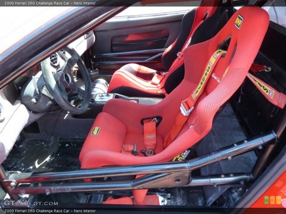 Nero Interior Photo for the 2000 Ferrari 360 Challenge Race Car #51081308