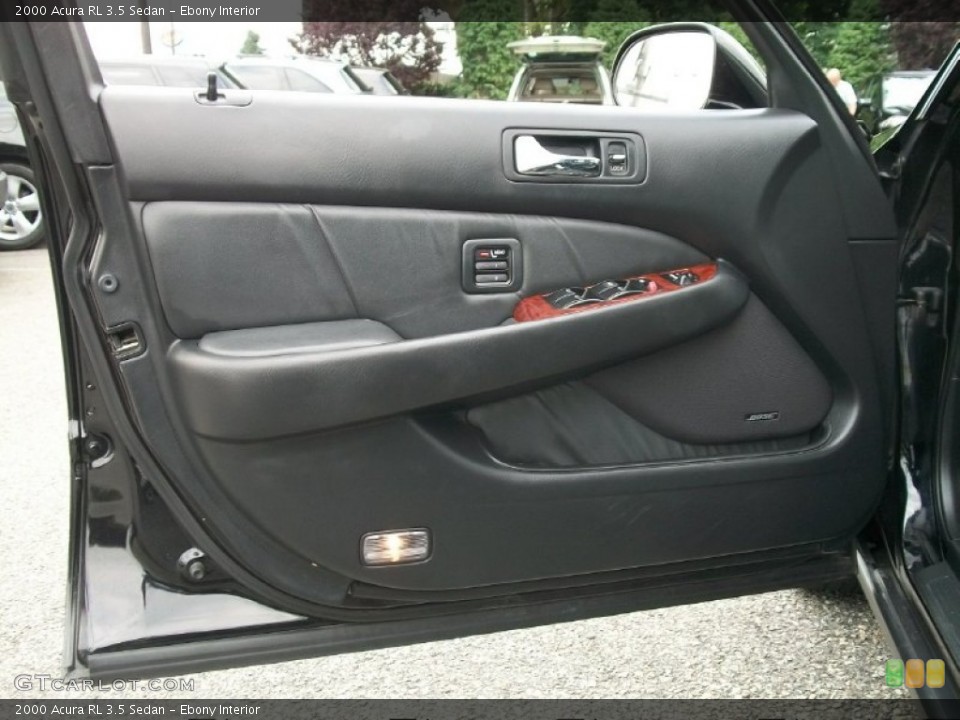 Ebony Interior Door Panel for the 2000 Acura RL 3.5 Sedan #51081392