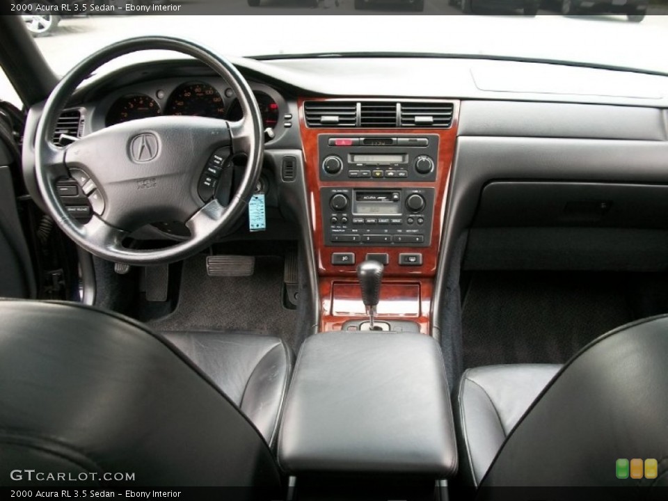 Ebony Interior Dashboard for the 2000 Acura RL 3.5 Sedan #51081473