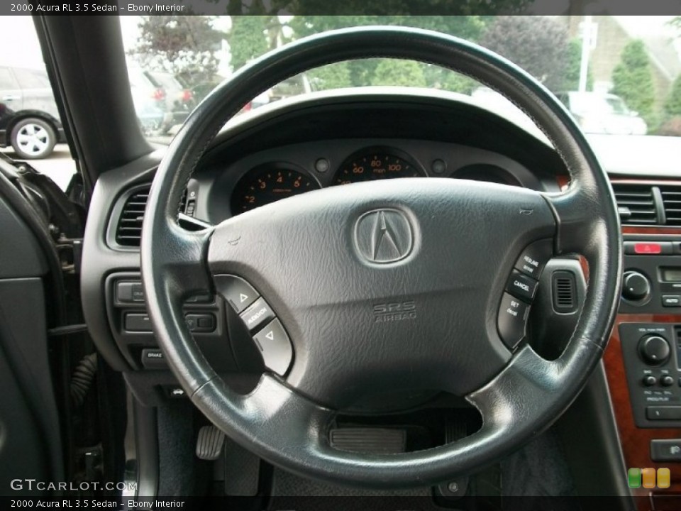 Ebony Interior Steering Wheel for the 2000 Acura RL 3.5 Sedan #51081488