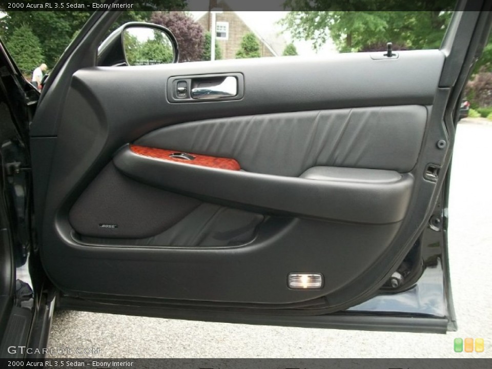 Ebony Interior Door Panel for the 2000 Acura RL 3.5 Sedan #51081662