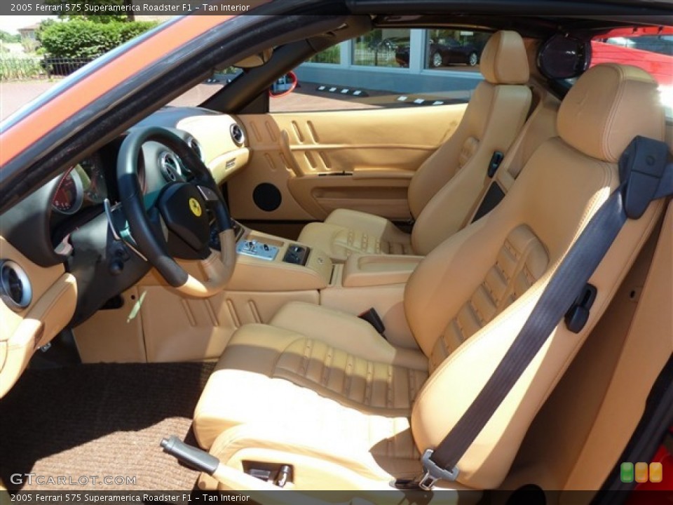 Tan Interior Photo for the 2005 Ferrari 575 Superamerica Roadster F1 #51081740