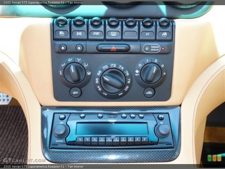 Tan Interior Controls for the 2005 Ferrari 575 Superamerica Roadster F1 #51081842