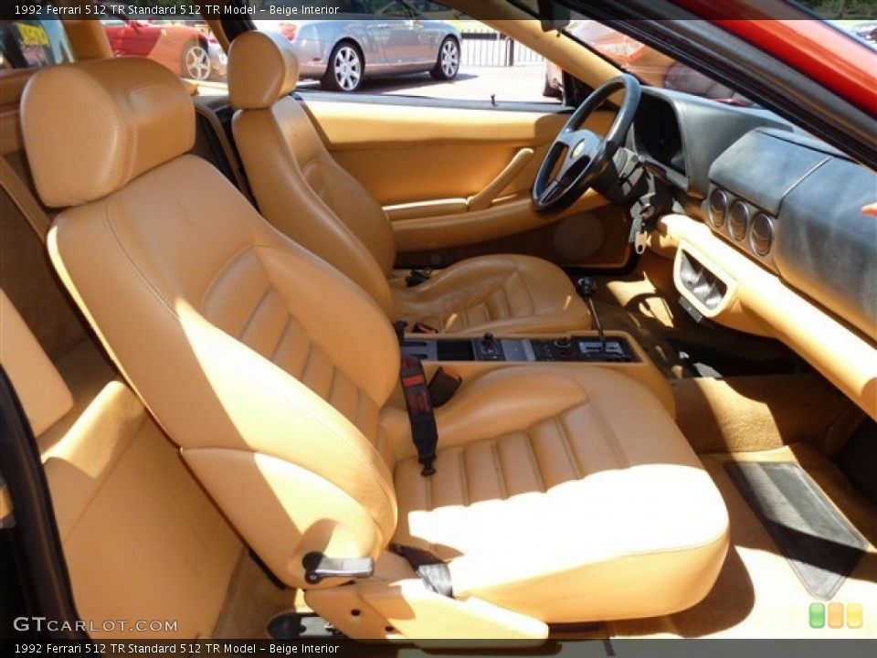 Beige Interior Photo for the 1992 Ferrari 512 TR  #51082298