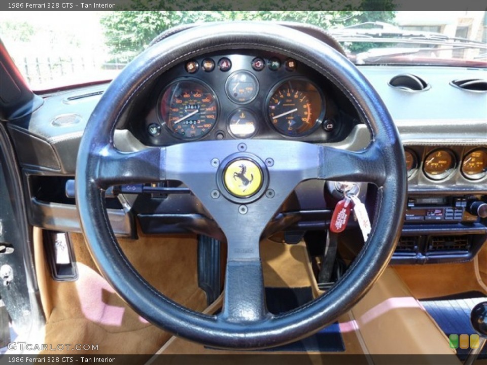 Tan Interior Steering Wheel for the 1986 Ferrari 328 GTS #51082640