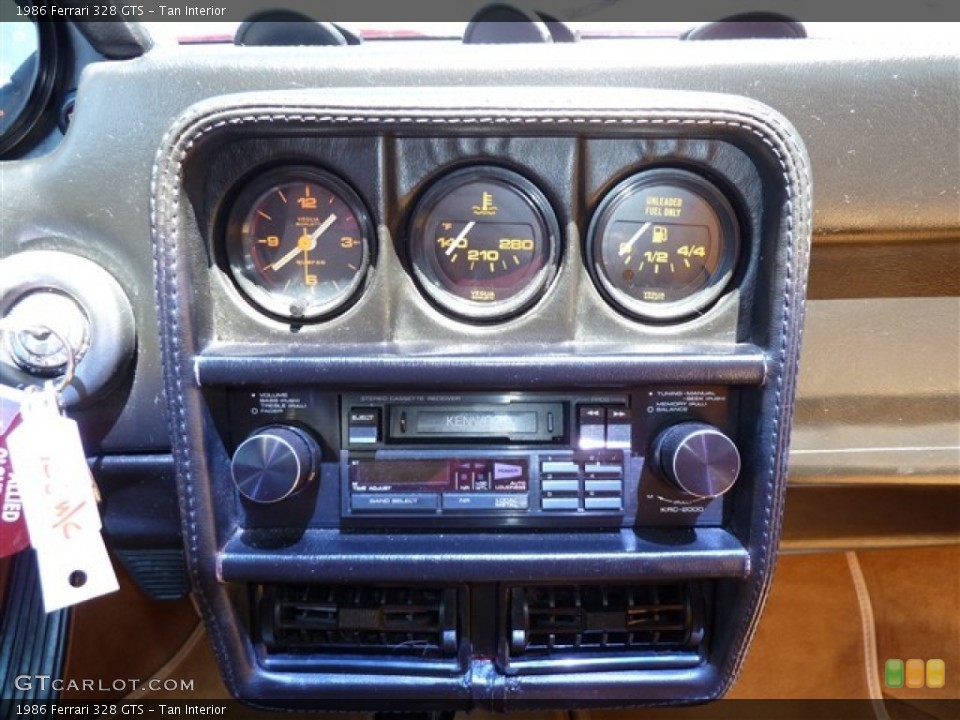 Tan Interior Gauges for the 1986 Ferrari 328 GTS #51082688