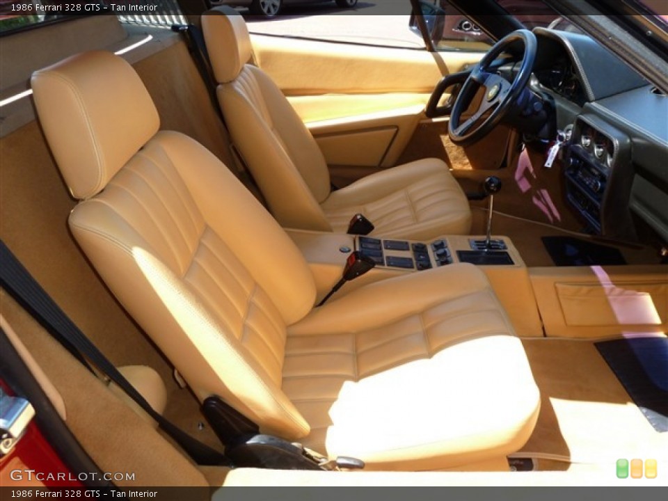 Tan Interior Photo for the 1986 Ferrari 328 GTS #51082724