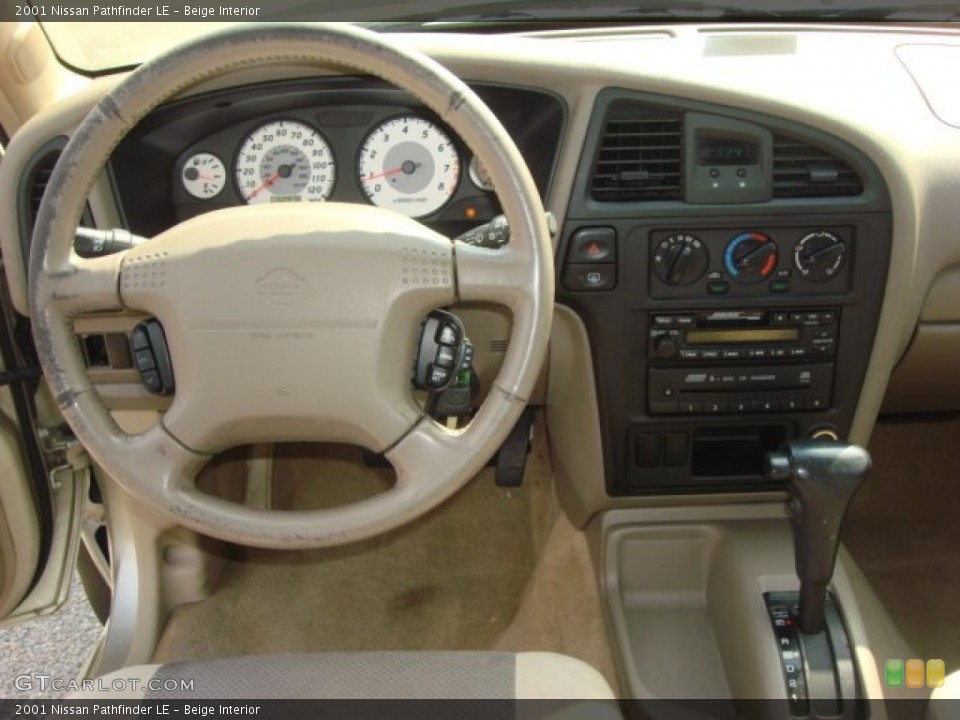 Beige Interior Dashboard for the 2001 Nissan Pathfinder LE #51083213