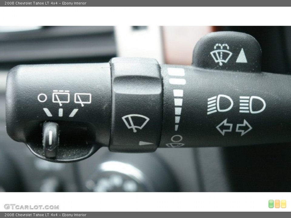 Ebony Interior Controls for the 2008 Chevrolet Tahoe LT 4x4 #51088016