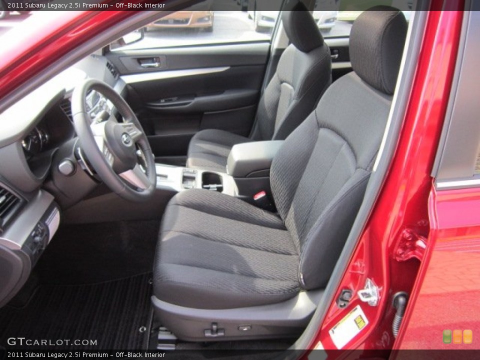 Off-Black Interior Photo for the 2011 Subaru Legacy 2.5i Premium #51089597