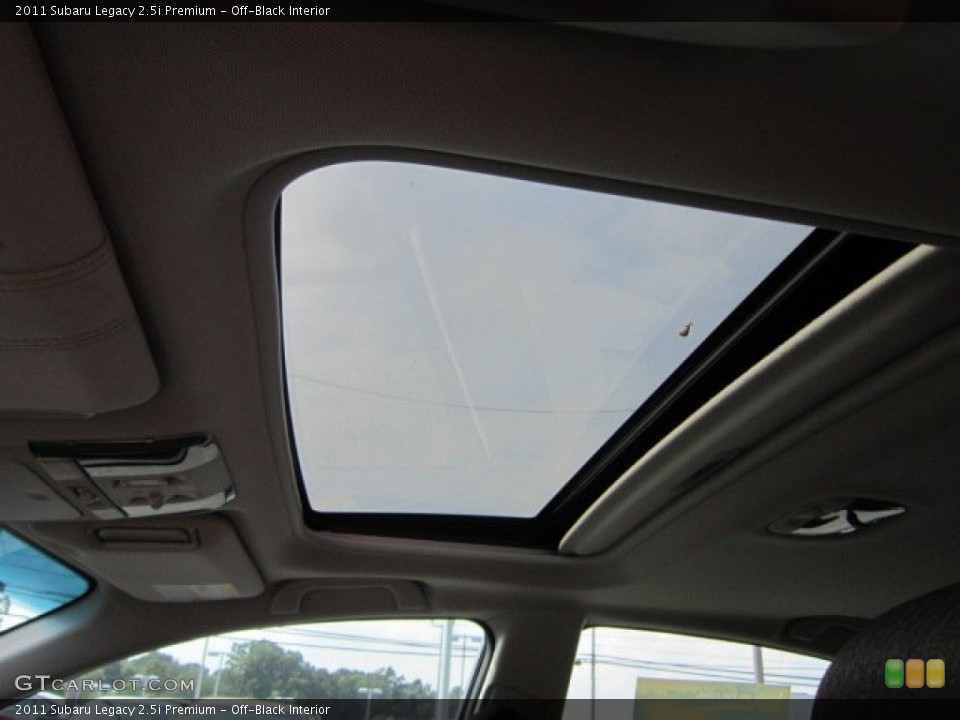 Off-Black Interior Sunroof for the 2011 Subaru Legacy 2.5i Premium #51089612