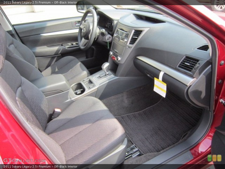 Off-Black Interior Photo for the 2011 Subaru Legacy 2.5i Premium #51089642