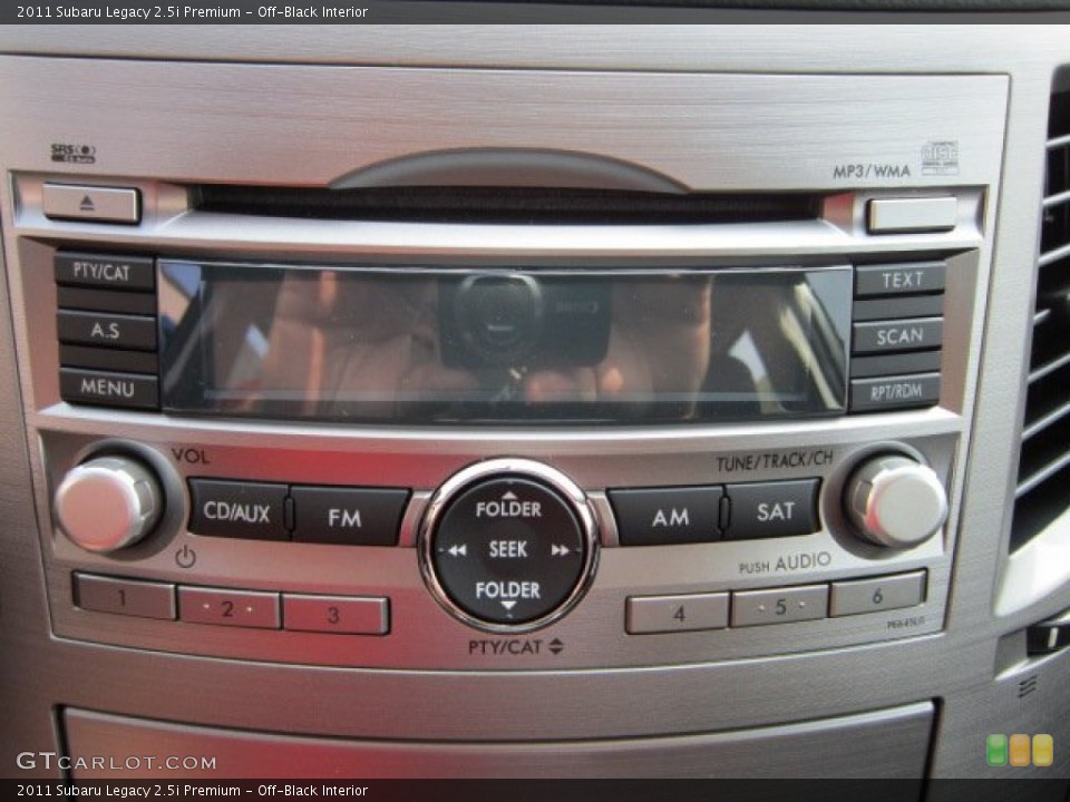 Off-Black Interior Controls for the 2011 Subaru Legacy 2.5i Premium #51089825
