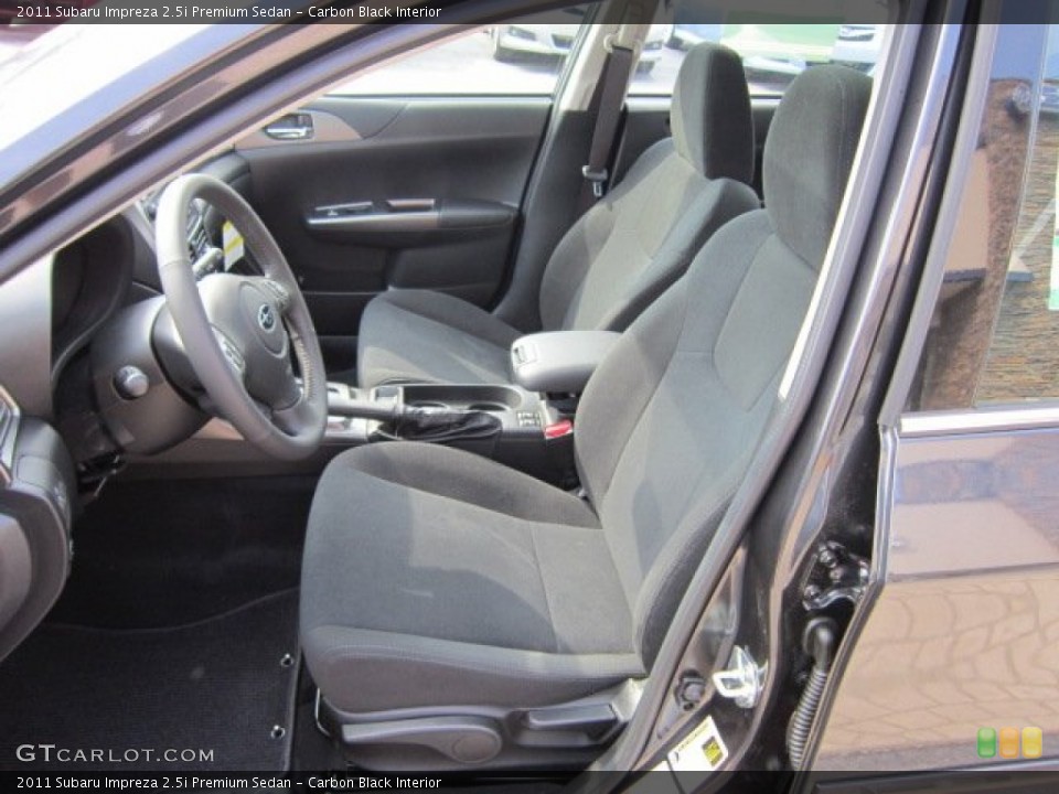 Carbon Black Interior Photo for the 2011 Subaru Impreza 2.5i Premium Sedan #51090464
