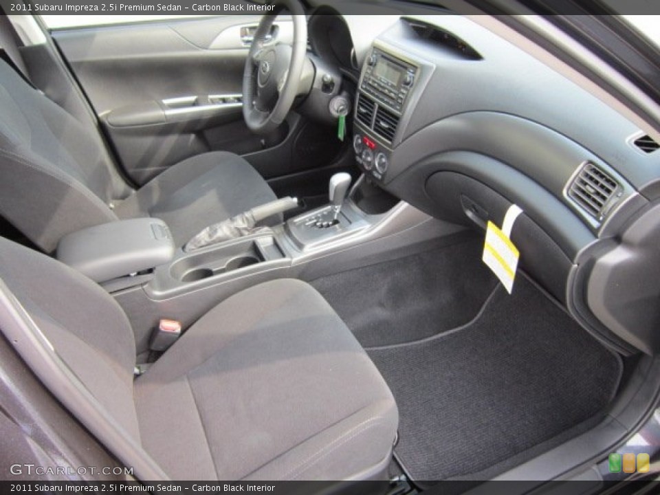 Carbon Black Interior Photo for the 2011 Subaru Impreza 2.5i Premium Sedan #51090503