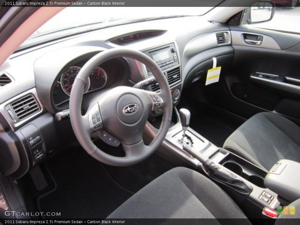 Carbon Black Interior Photo for the 2011 Subaru Impreza 2.5i Premium Sedan #51090614