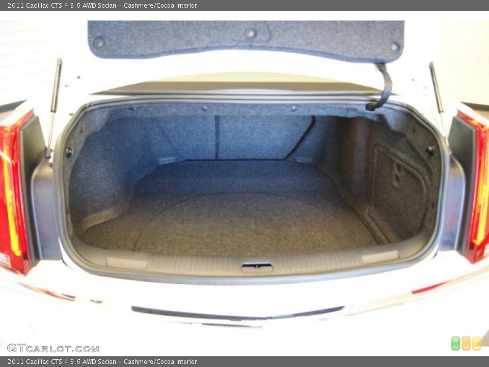 Cashmere/Cocoa Interior Trunk for the 2011 Cadillac CTS 4 3.6 AWD Sedan #51090821