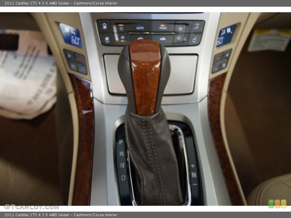 Cashmere/Cocoa Interior Transmission for the 2011 Cadillac CTS 4 3.6 AWD Sedan #51090902