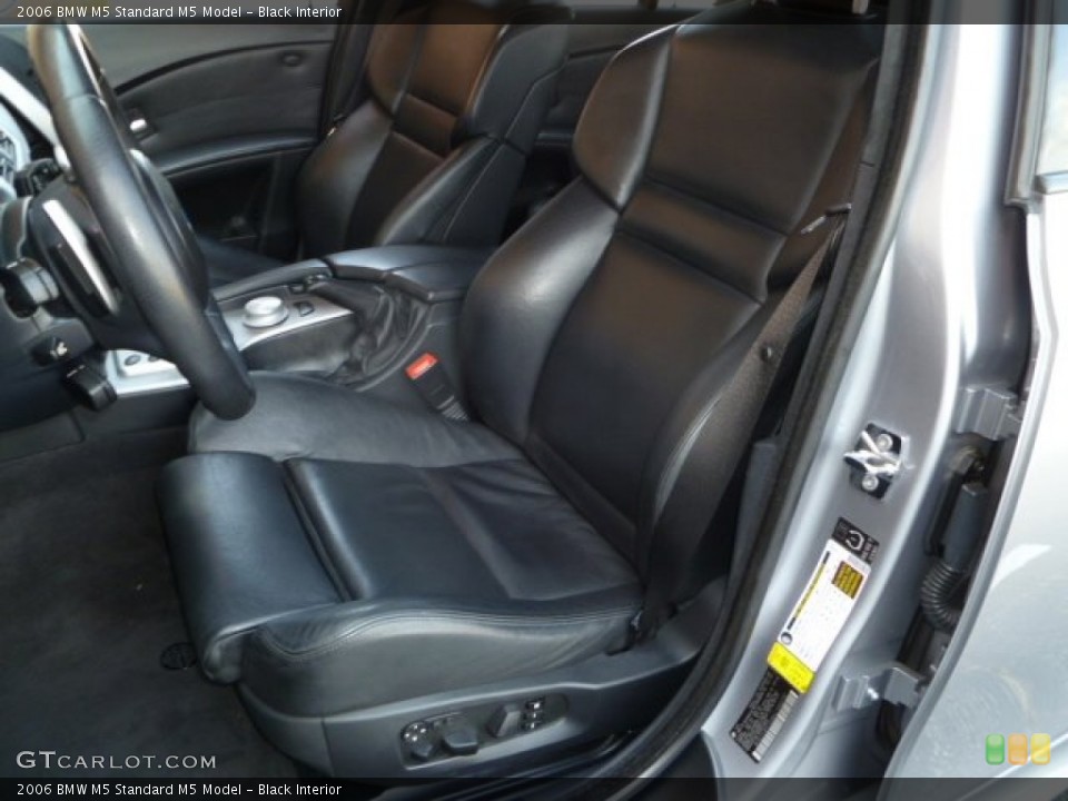 Black Interior Photo for the 2006 BMW M5  #51093707