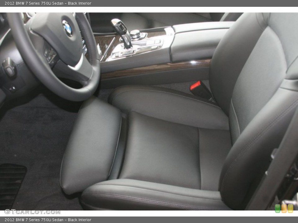 Black Interior Photo for the 2012 BMW 7 Series 750Li Sedan #51094823