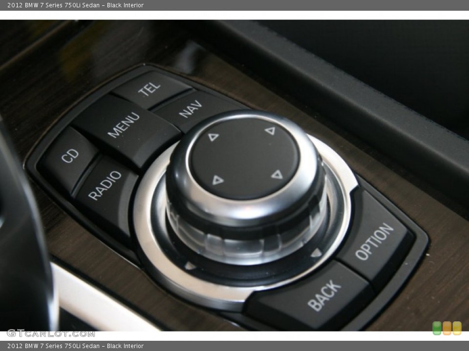 Black Interior Controls for the 2012 BMW 7 Series 750Li Sedan #51094985
