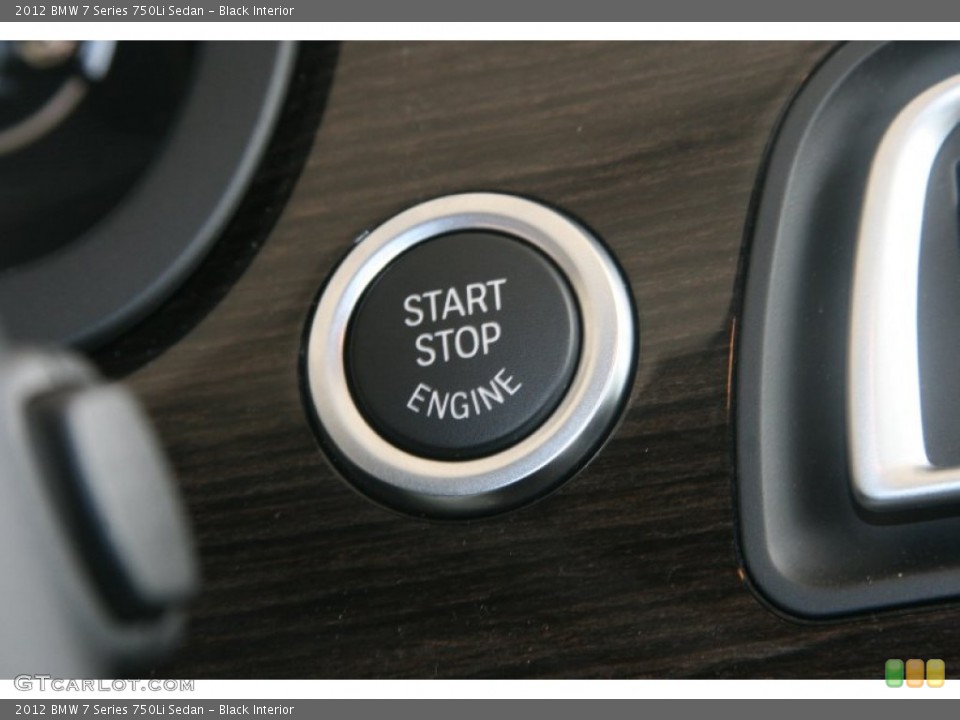 Black Interior Controls for the 2012 BMW 7 Series 750Li Sedan #51095003