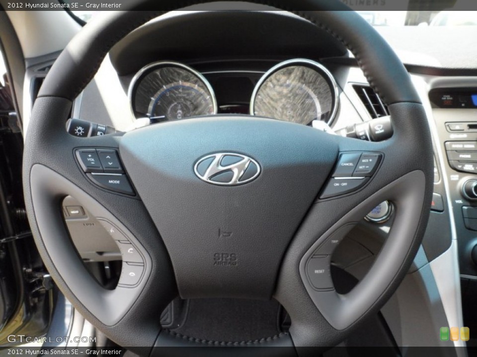 Gray Interior Steering Wheel for the 2012 Hyundai Sonata SE #51095015