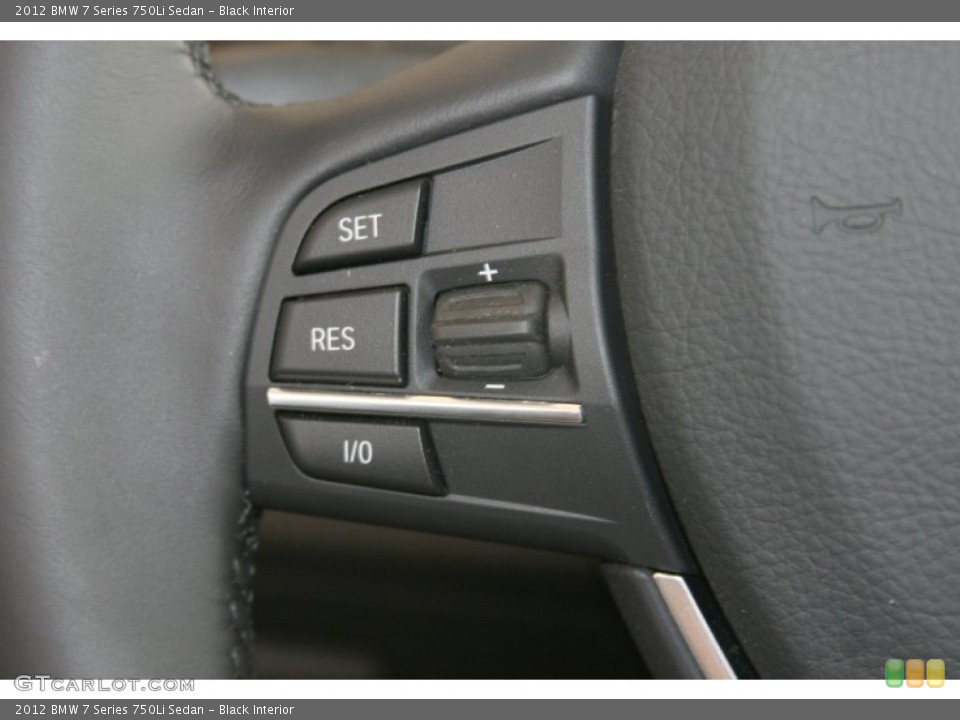 Black Interior Controls for the 2012 BMW 7 Series 750Li Sedan #51095024