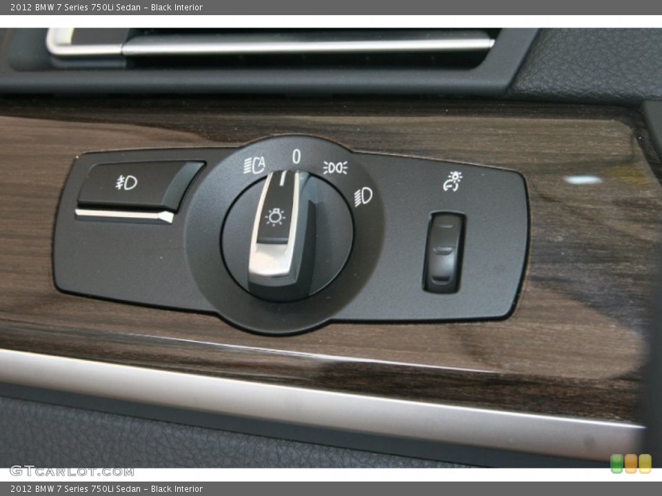 Black Interior Controls for the 2012 BMW 7 Series 750Li Sedan #51095033