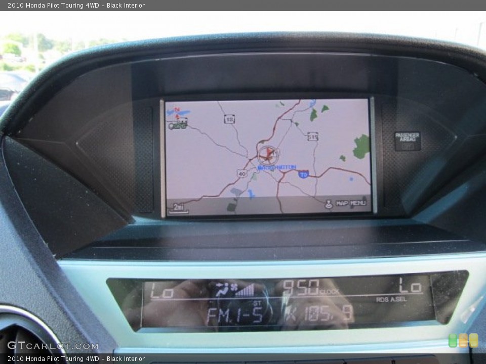 Black Interior Navigation for the 2010 Honda Pilot Touring 4WD #51097886
