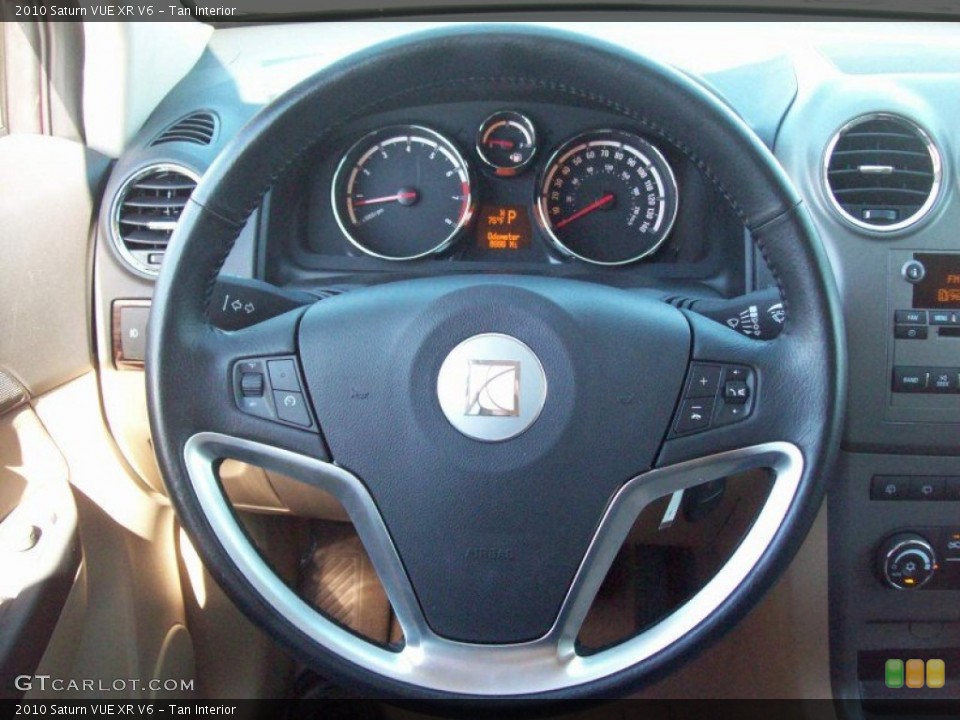 Tan Interior Steering Wheel for the 2010 Saturn VUE XR V6 #51101354